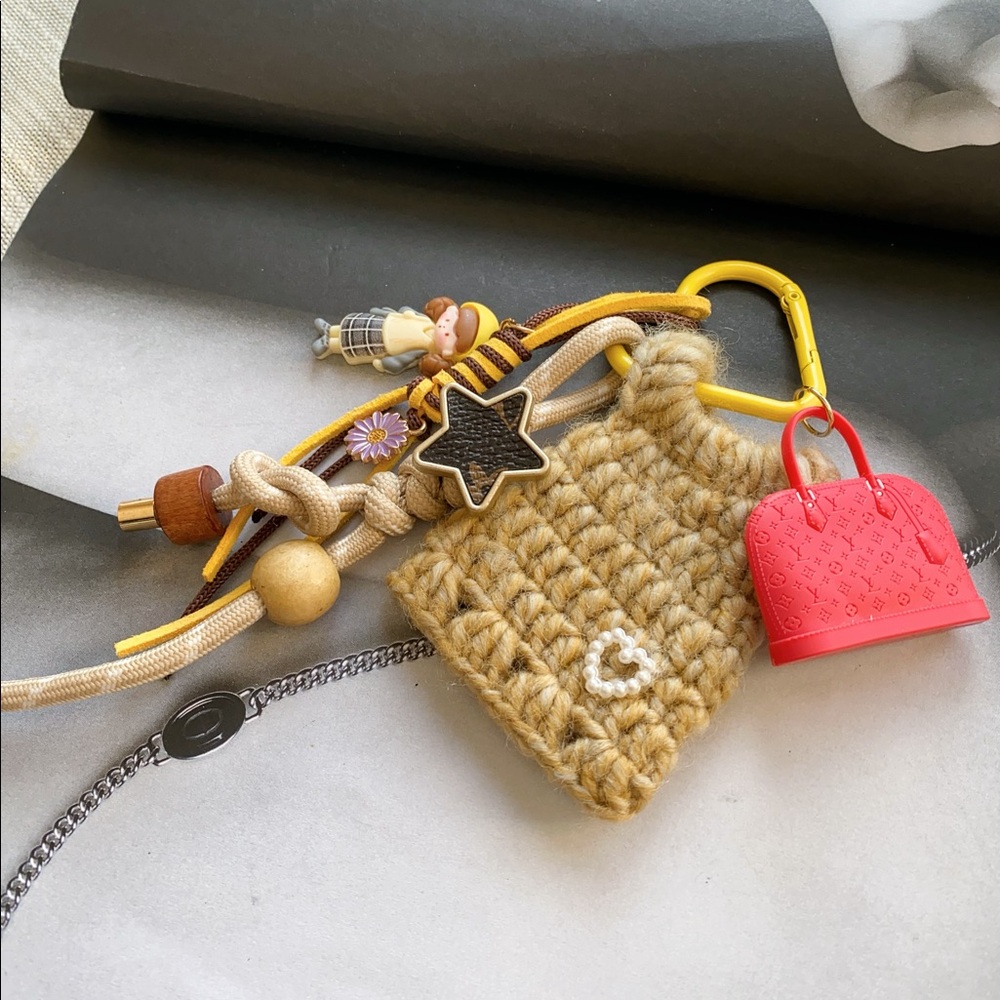 Crochet Dress with Logo bag Charms - Picture 4 of 4